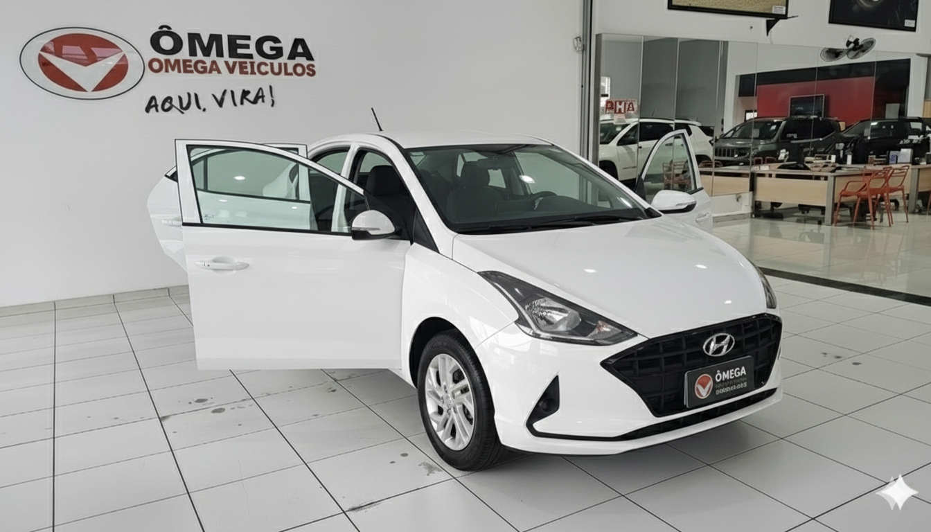 Hyundai HB20S Comfort 1.0  Flex 12V Mec. 1.0 Flex Manual white 2023 - Hyundai 2023